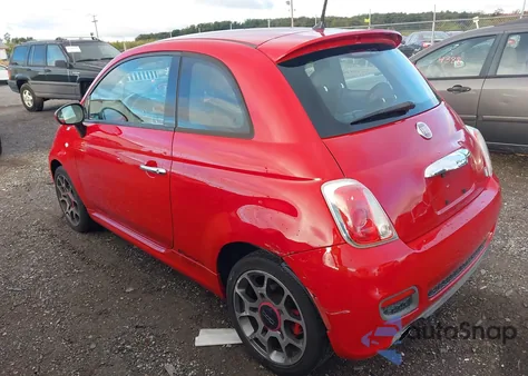 2015 Fiat 500 Sport from USA, damaged, VIN 3C3CFFBR6FT509388